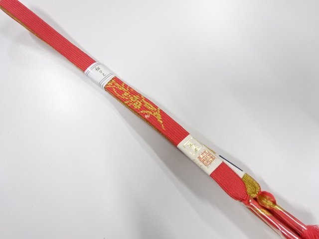 未使用品　正絹　高麗　手組帯締め